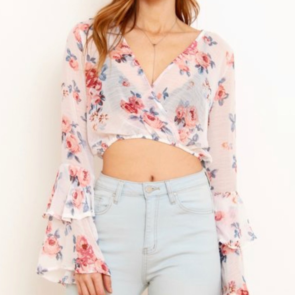 Hailey Bell Sleeve Blouse